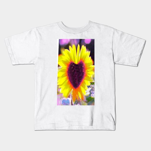 Blooming Lionheart Kids T-Shirt by TriForceDesign